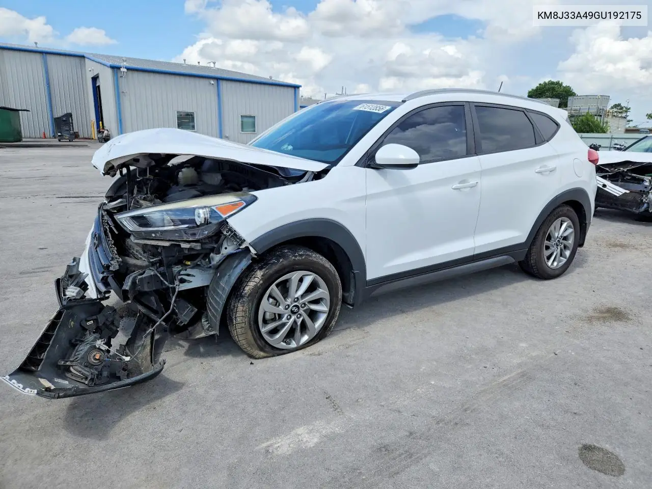 2016 Hyundai Tucson Se VIN: KM8J33A49GU192175 Lot: 61512856