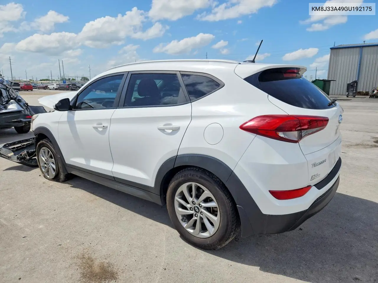 2016 Hyundai Tucson Se VIN: KM8J33A49GU192175 Lot: 61512856