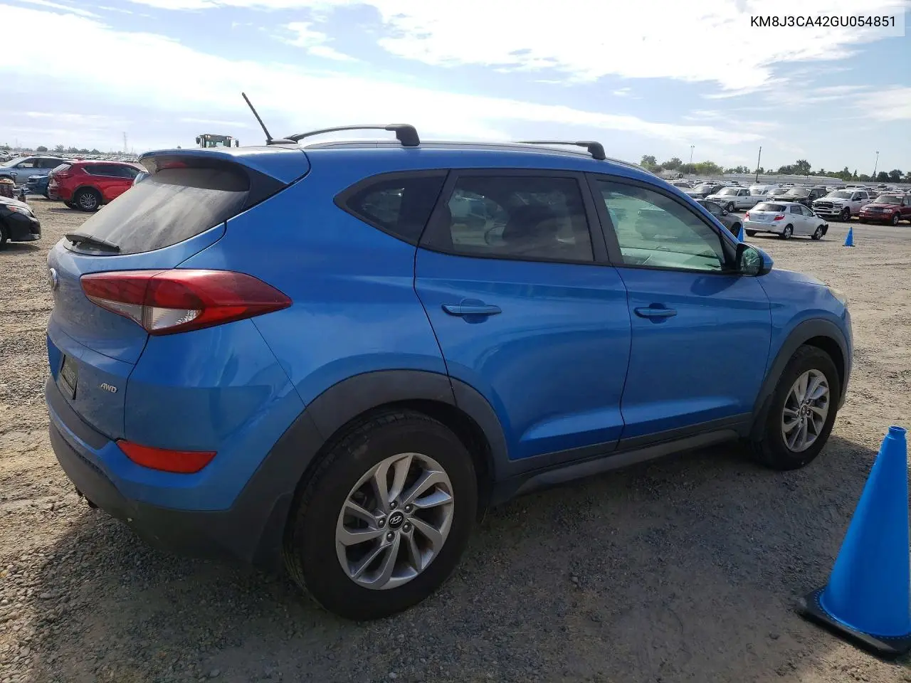 2016 Hyundai Tucson Se VIN: KM8J3CA42GU054851 Lot: 61633216