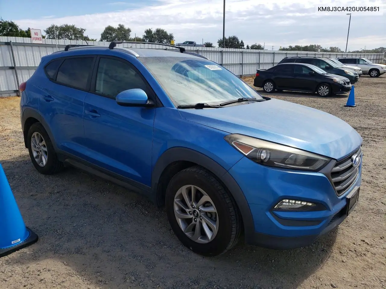 2016 Hyundai Tucson Se VIN: KM8J3CA42GU054851 Lot: 61633216