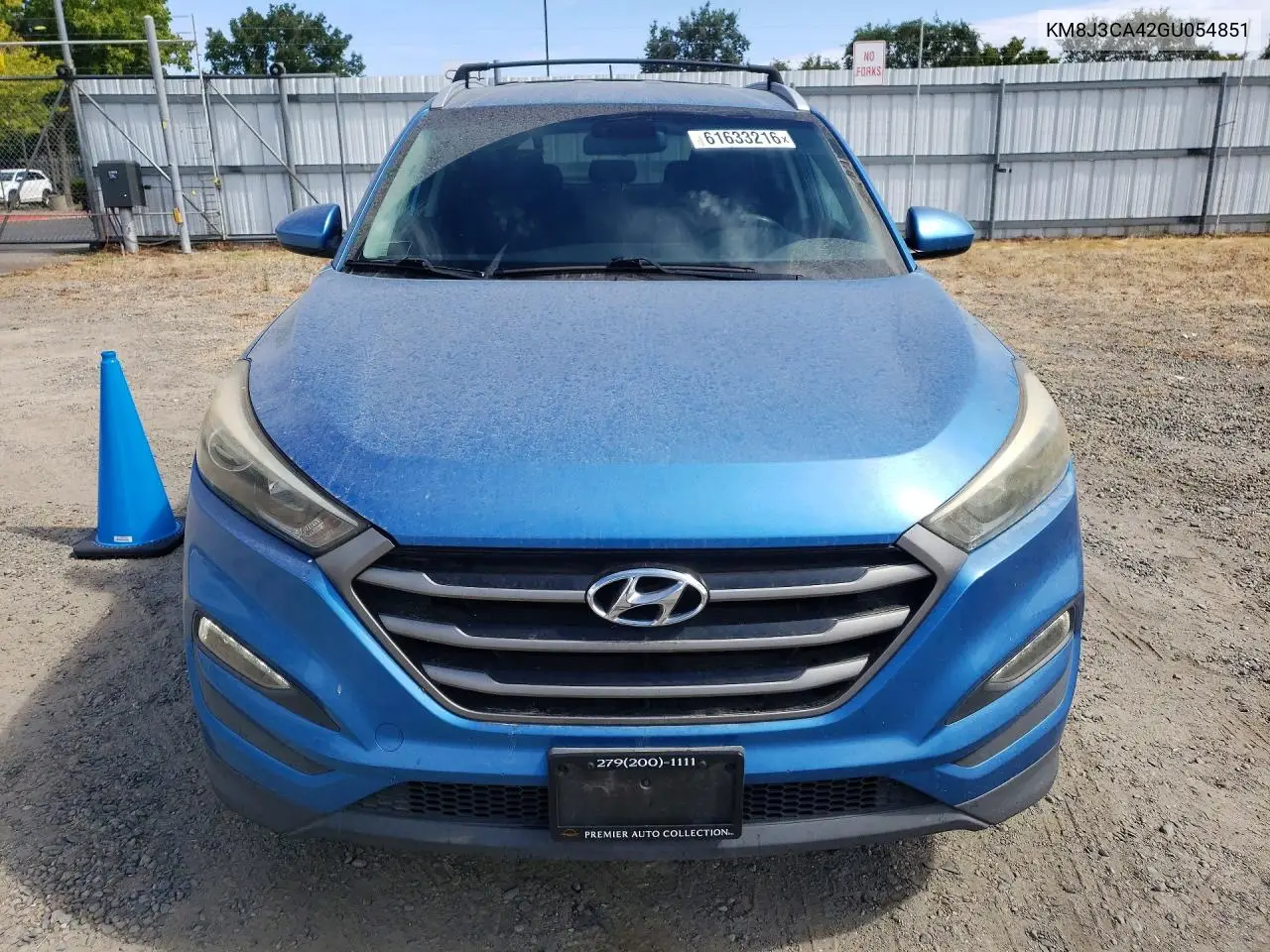 2016 Hyundai Tucson Se VIN: KM8J3CA42GU054851 Lot: 61633216