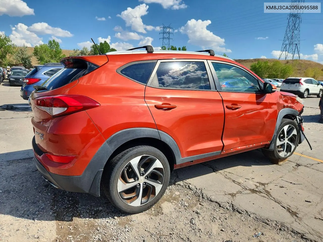 2016 Hyundai Tucson Sport VIN: KM8J3CA20GU095588 Lot: 61758956