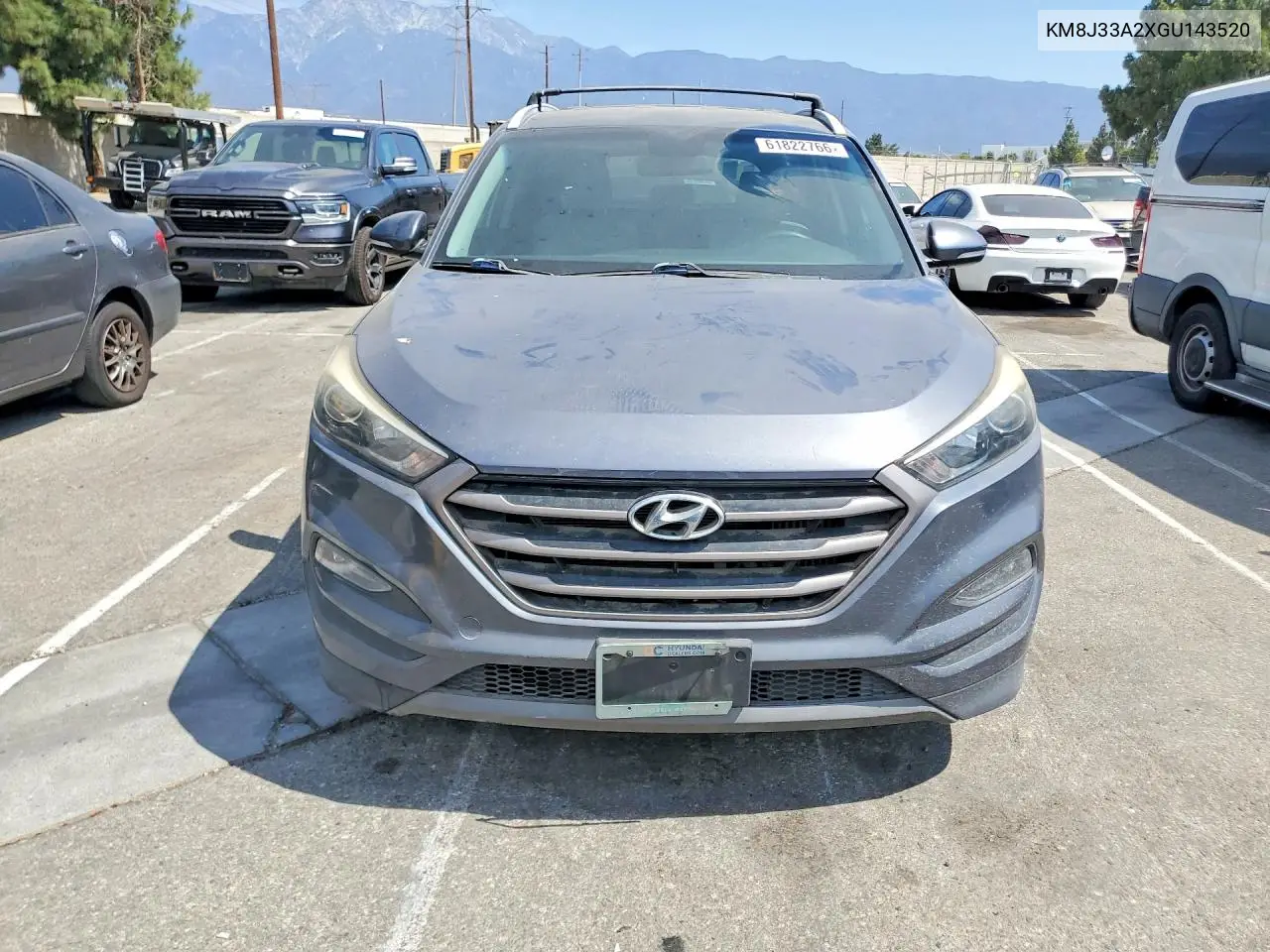 2016 Hyundai Tucson Eco VIN: KM8J33A2XGU143520 Lot: 61822766