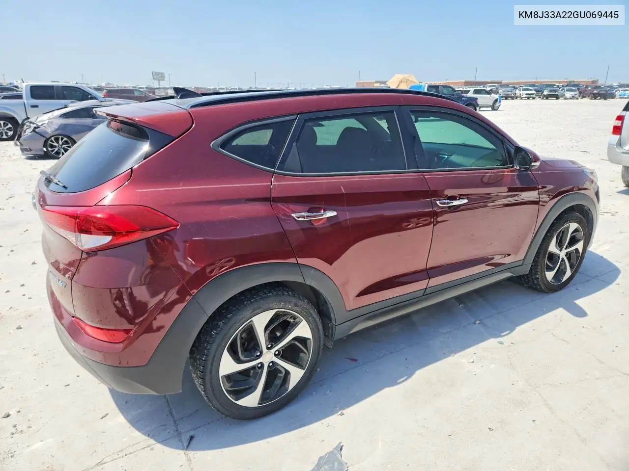 2016 Hyundai Tucson Limited VIN: KM8J33A22GU069445 Lot: 61915666