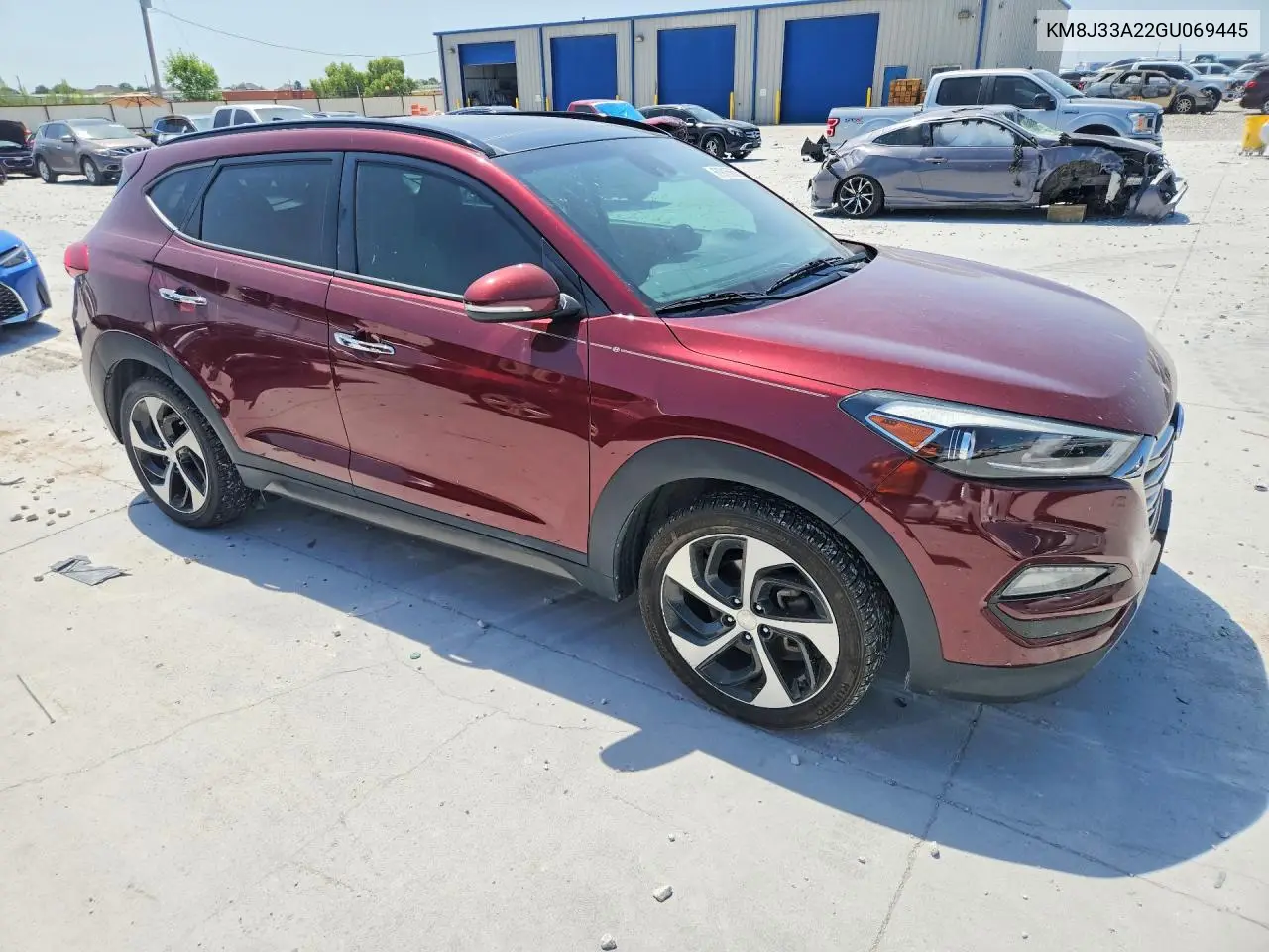 2016 Hyundai Tucson Limited VIN: KM8J33A22GU069445 Lot: 61915666
