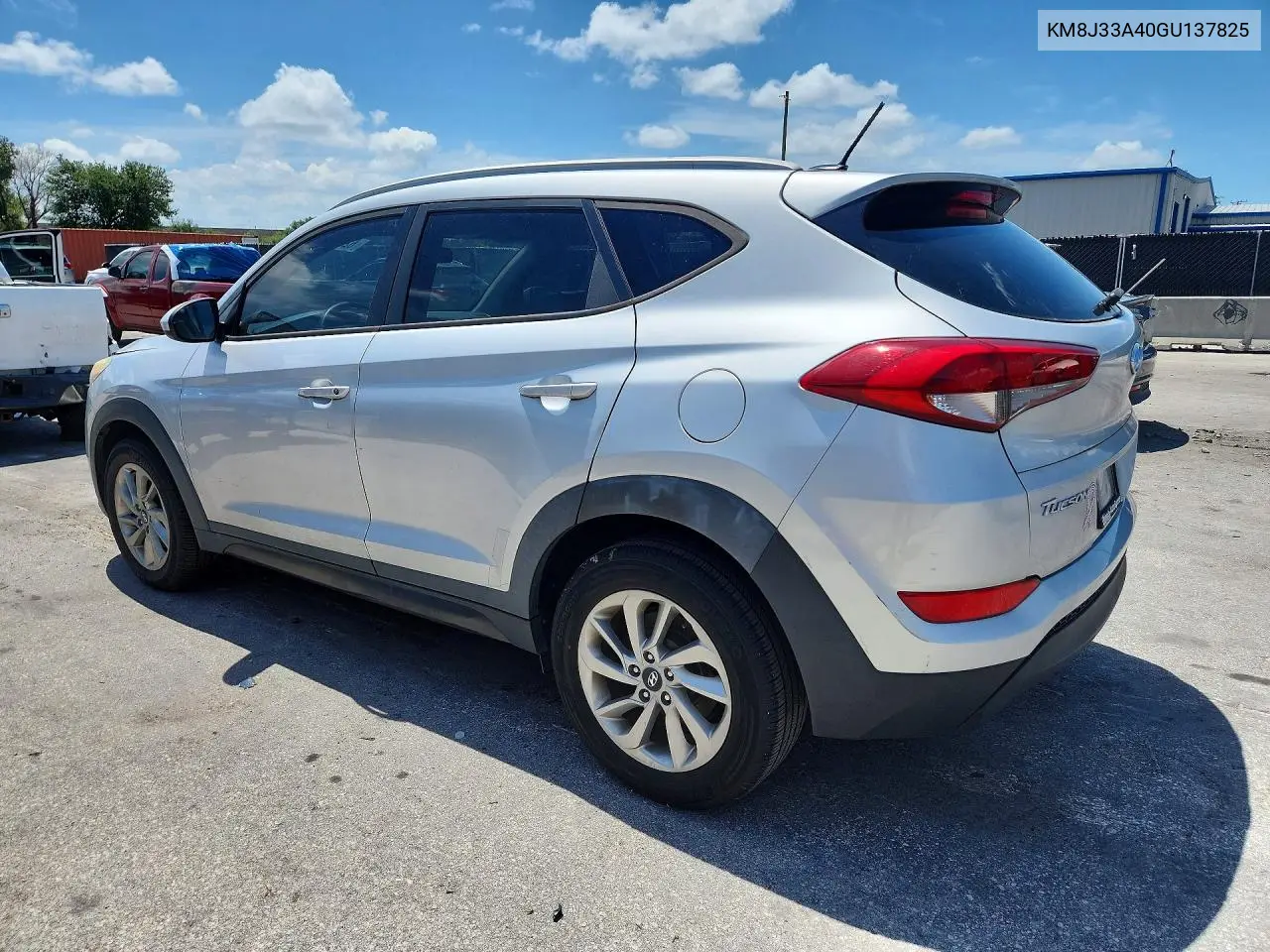 2016 Hyundai Tucson Se VIN: KM8J33A40GU137825 Lot: 62143346