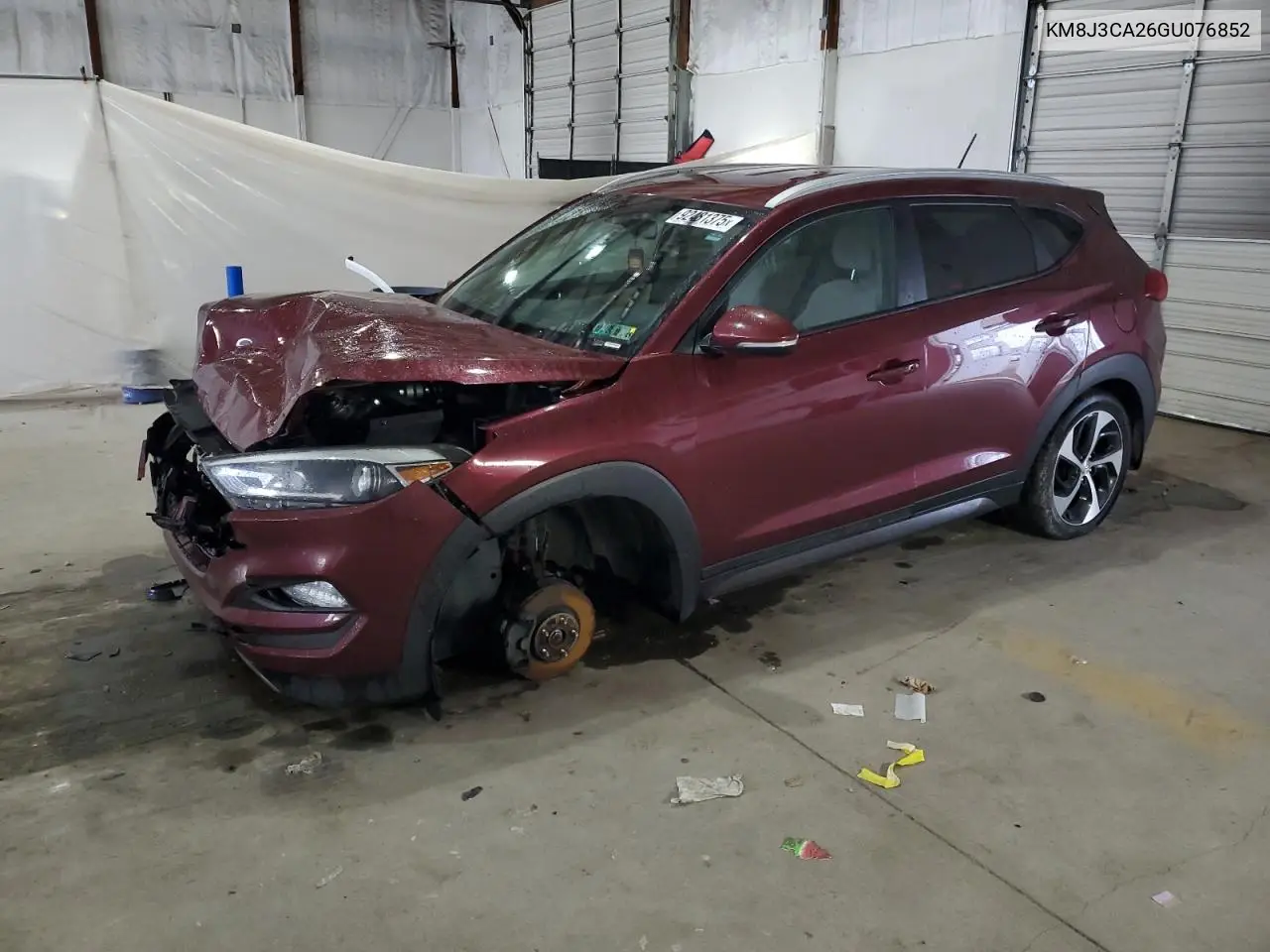 KM8J3CA26GU076852 2016 Hyundai Tucson Limited