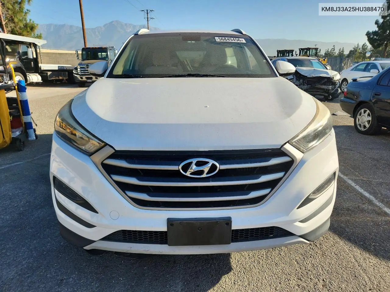 2017 Hyundai Tucson Sport VIN: KM8J33A25HU388470 Lot: 56849456