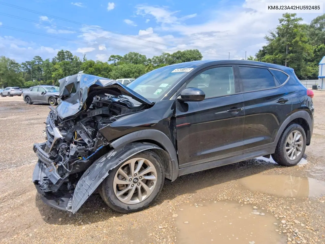 2017 Hyundai Tucson Se VIN: KM8J23A42HU592485 Lot: 58931106