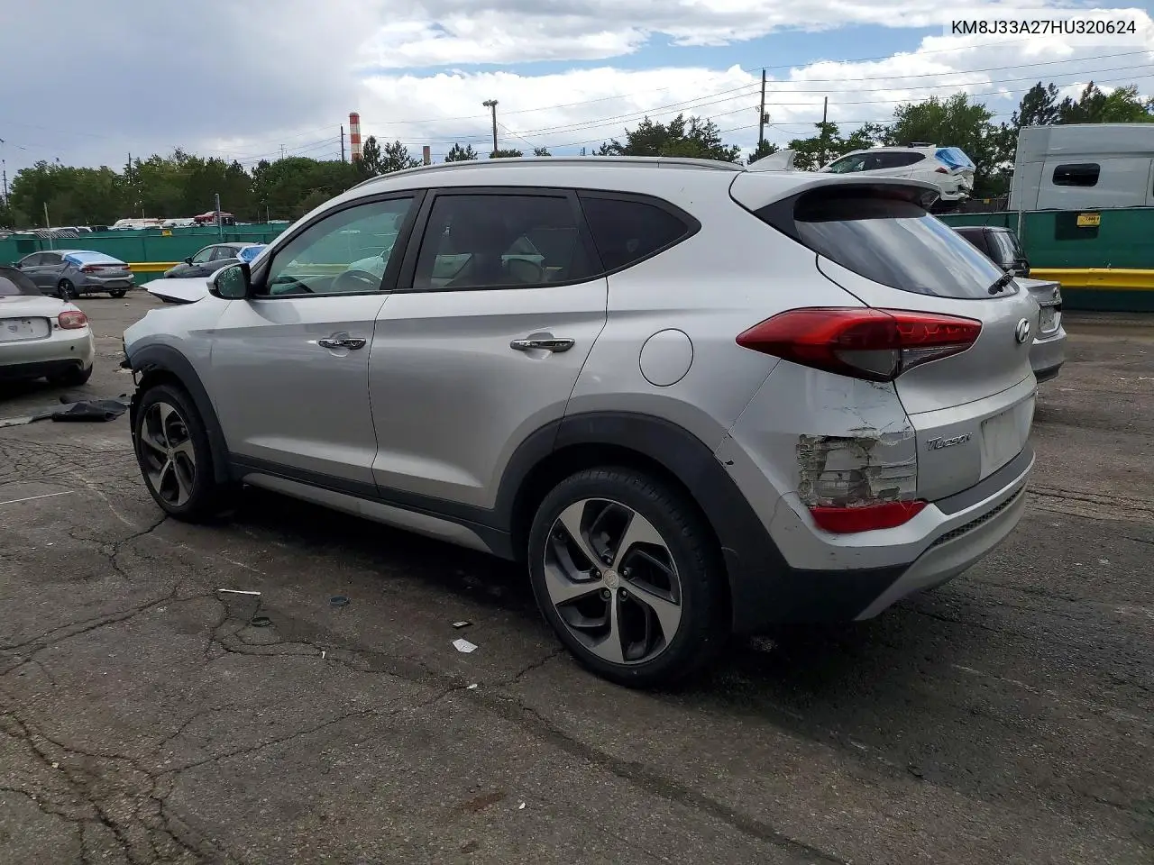 2017 Hyundai Tucson Limited VIN: KM8J33A27HU320624 Lot: 60426486