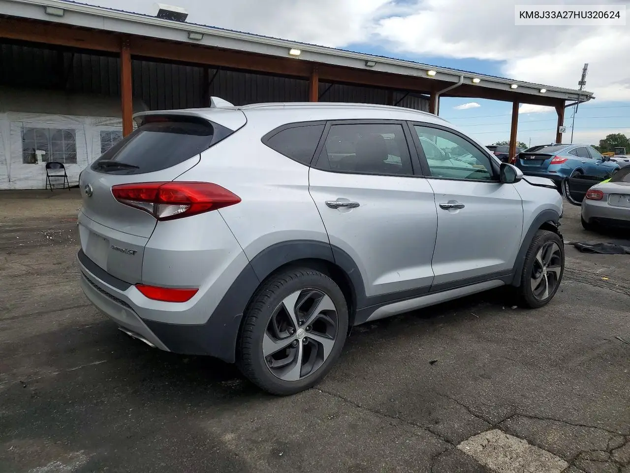 2017 Hyundai Tucson Limited VIN: KM8J33A27HU320624 Lot: 60426486