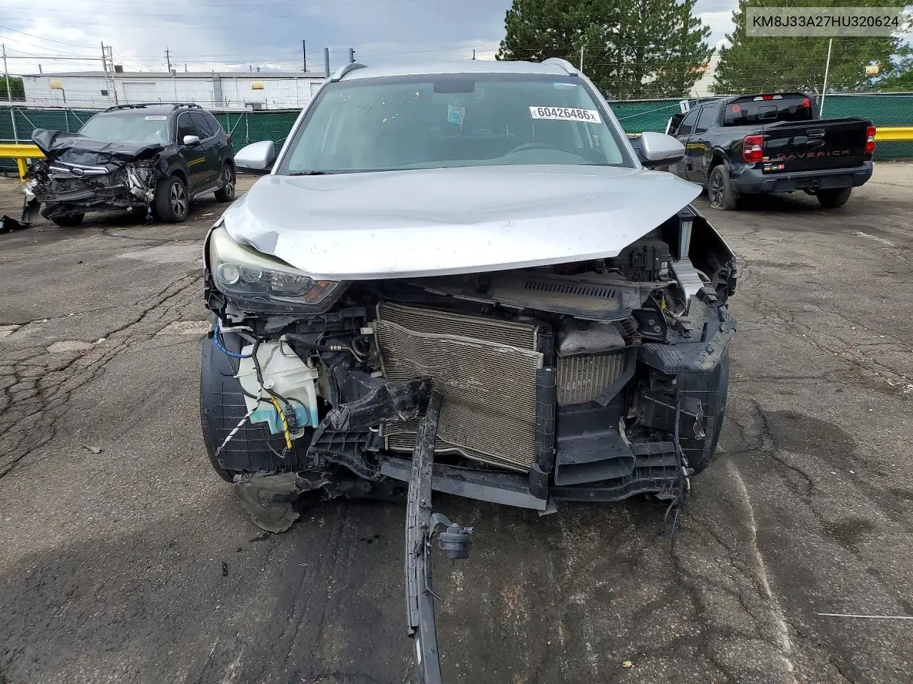2017 Hyundai Tucson Limited VIN: KM8J33A27HU320624 Lot: 60426486