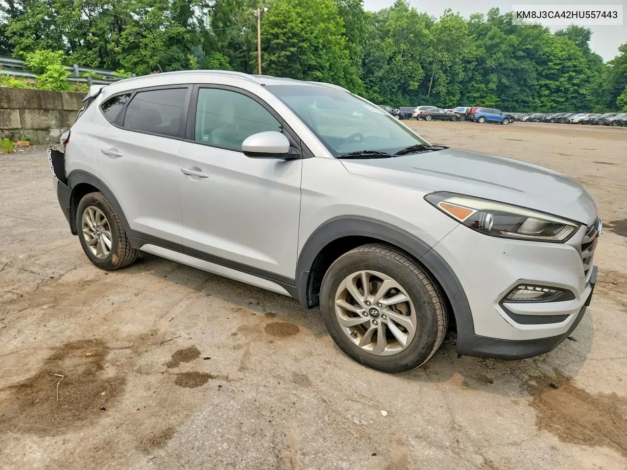 2017 Hyundai Tucson Se VIN: KM8J3CA42HU557443 Lot: 61101296