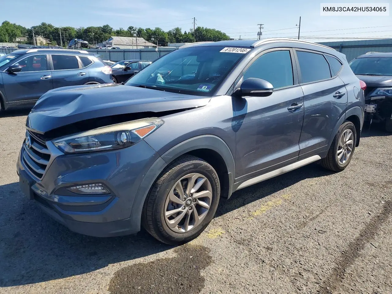 2017 Hyundai Tucson Se Plus VIN: KM8J3CA42HU534065 Lot: 61201246
