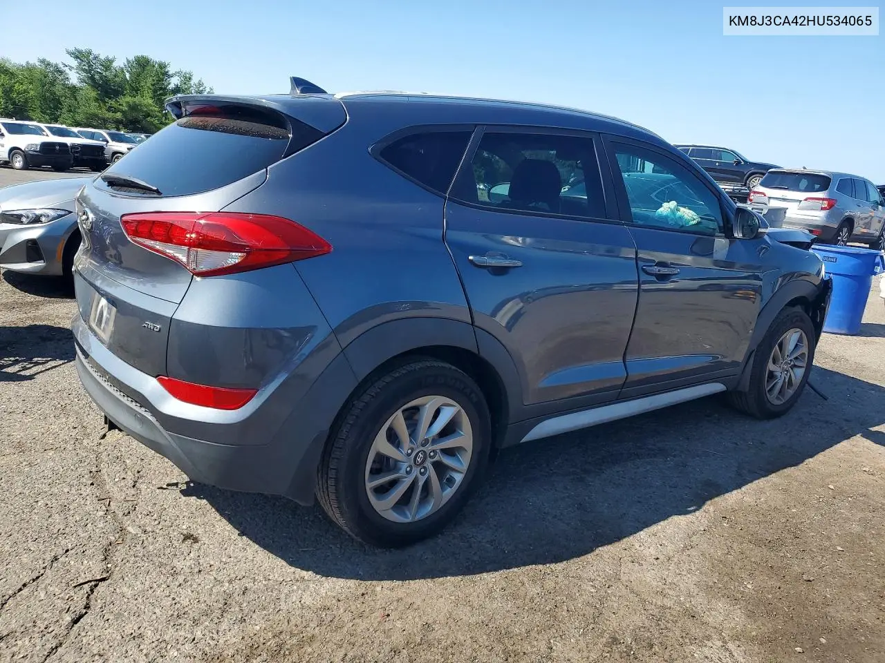 2017 Hyundai Tucson Se Plus VIN: KM8J3CA42HU534065 Lot: 61201246