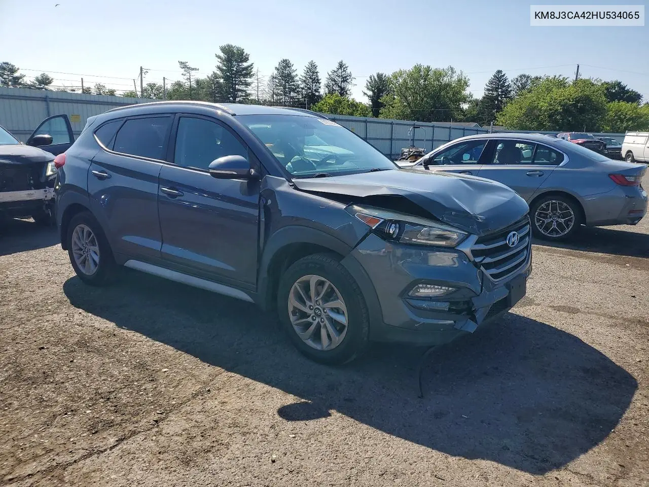 2017 Hyundai Tucson Se Plus VIN: KM8J3CA42HU534065 Lot: 61201246