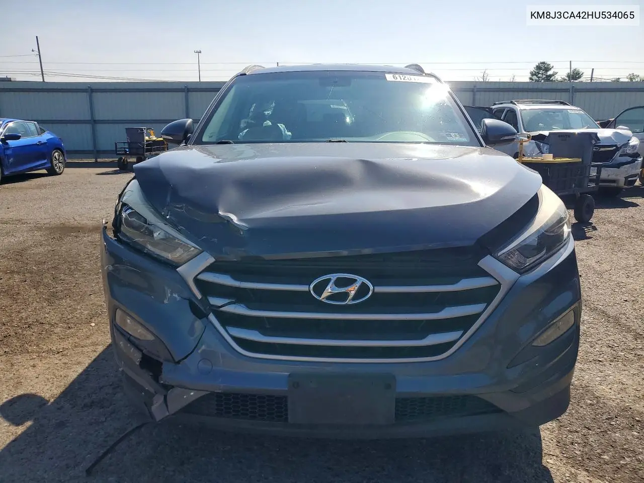 2017 Hyundai Tucson Se Plus VIN: KM8J3CA42HU534065 Lot: 61201246
