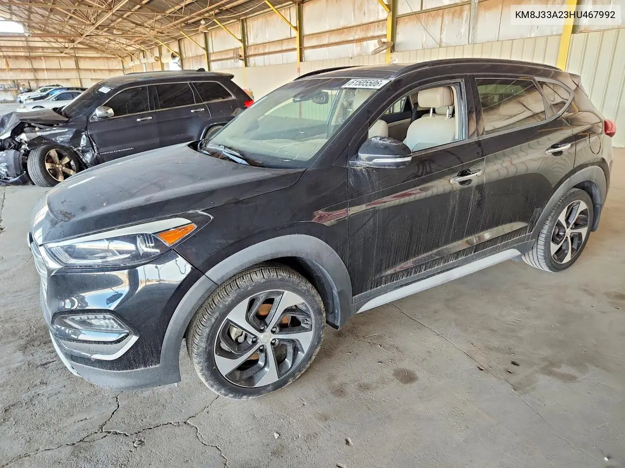 2017 Hyundai Tucson Limited VIN: KM8J33A23HU467992 Lot: 61505506