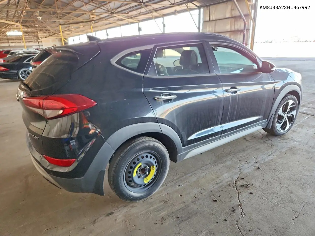 2017 Hyundai Tucson Limited VIN: KM8J33A23HU467992 Lot: 61505506