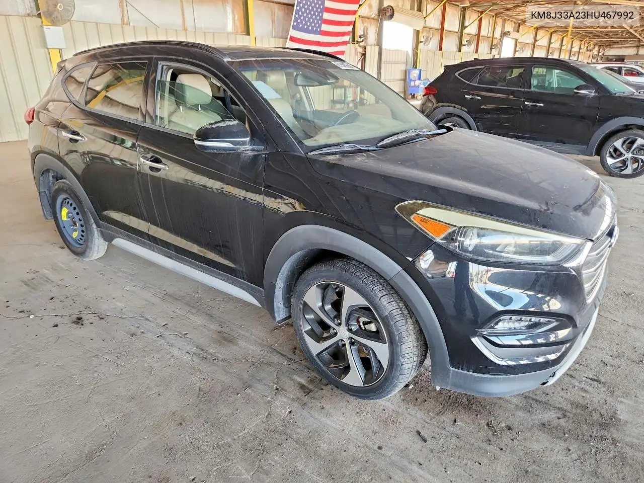 2017 Hyundai Tucson Limited VIN: KM8J33A23HU467992 Lot: 61505506