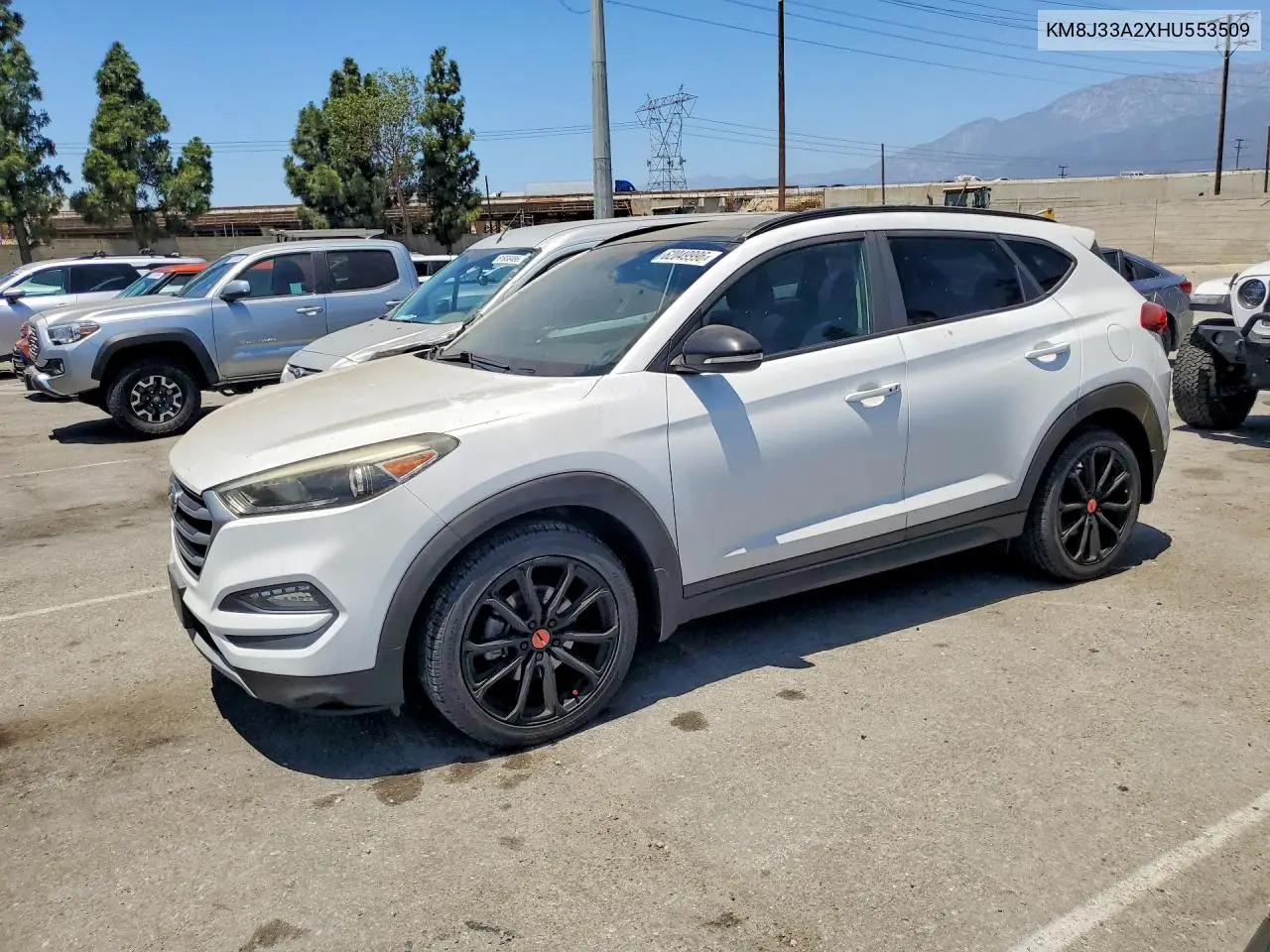 2017 Hyundai Tucson Night VIN: KM8J33A2XHU553509 Lot: 62049996