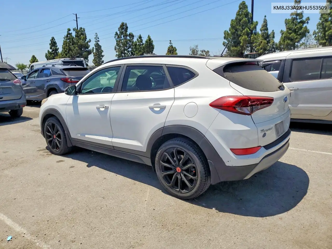 2017 Hyundai Tucson Night VIN: KM8J33A2XHU553509 Lot: 62049996