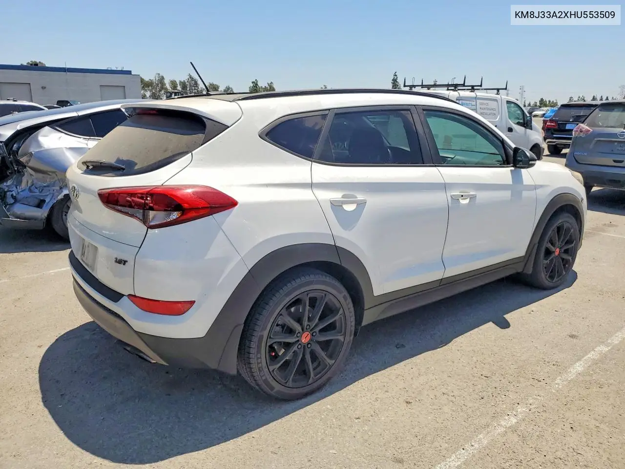 2017 Hyundai Tucson Night VIN: KM8J33A2XHU553509 Lot: 62049996