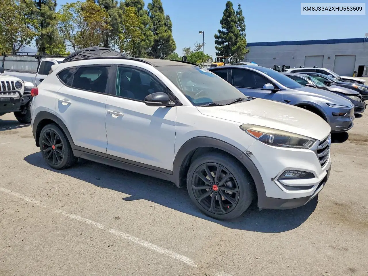 2017 Hyundai Tucson Night VIN: KM8J33A2XHU553509 Lot: 62049996
