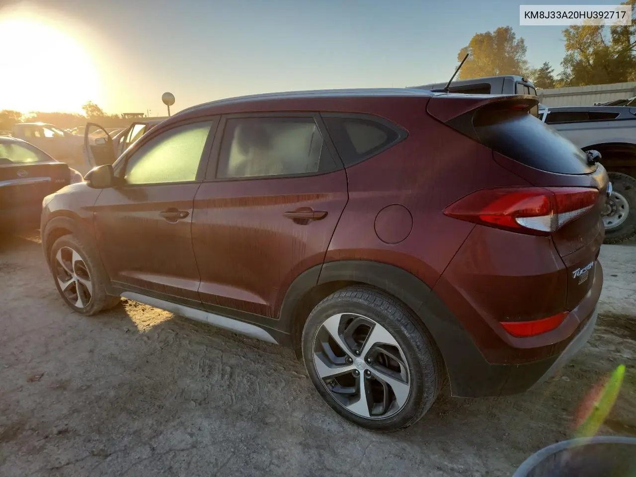 KM8J33A20HU392717 2017 Hyundai Tucson Limited