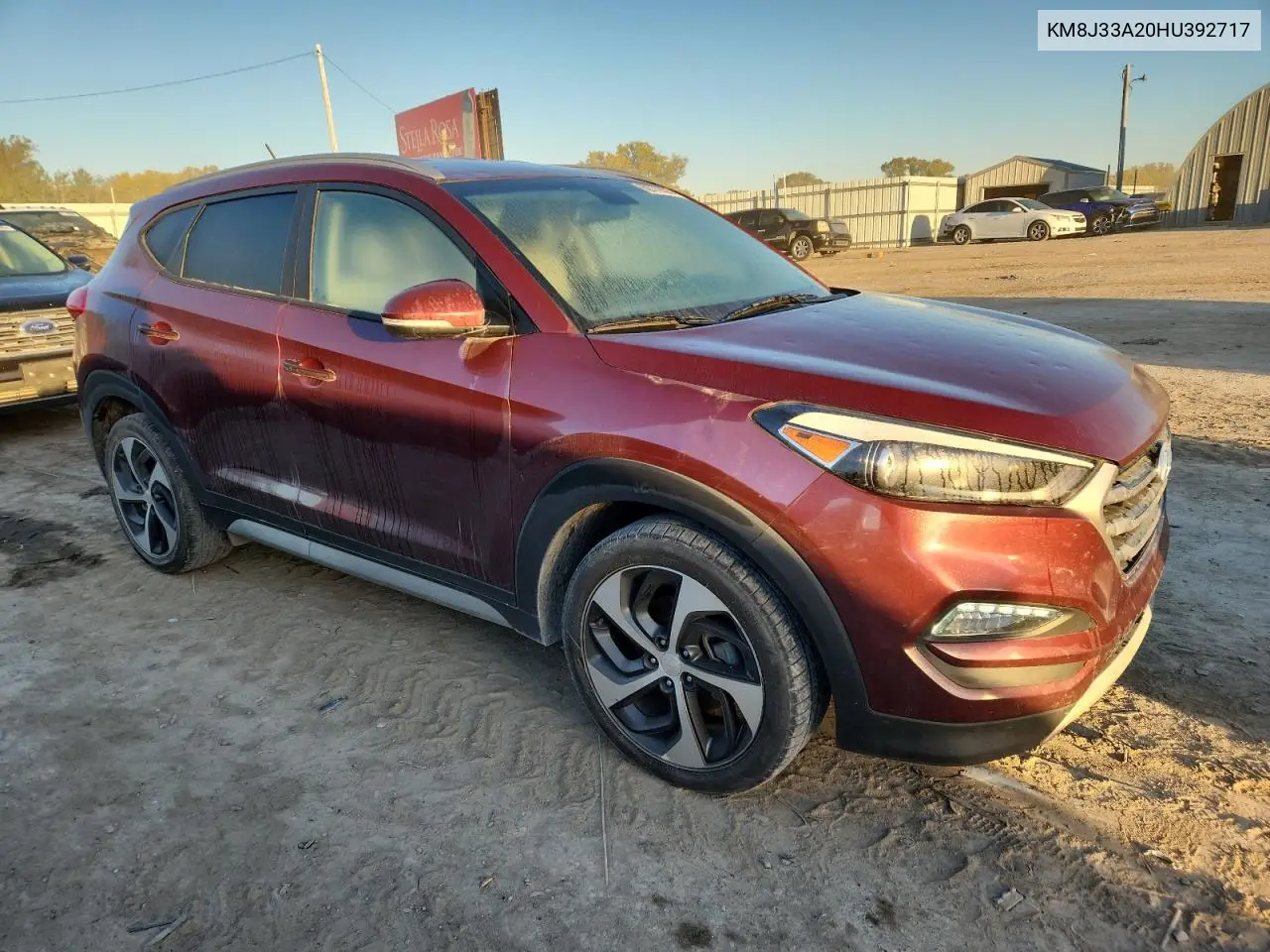 KM8J33A20HU392717 2017 Hyundai Tucson Limited