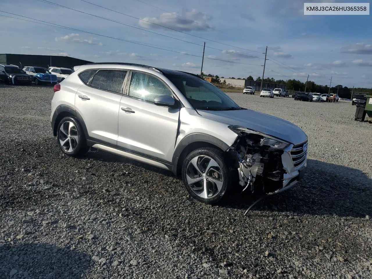 KM8J3CA26HU365358 2017 Hyundai Tucson Limited