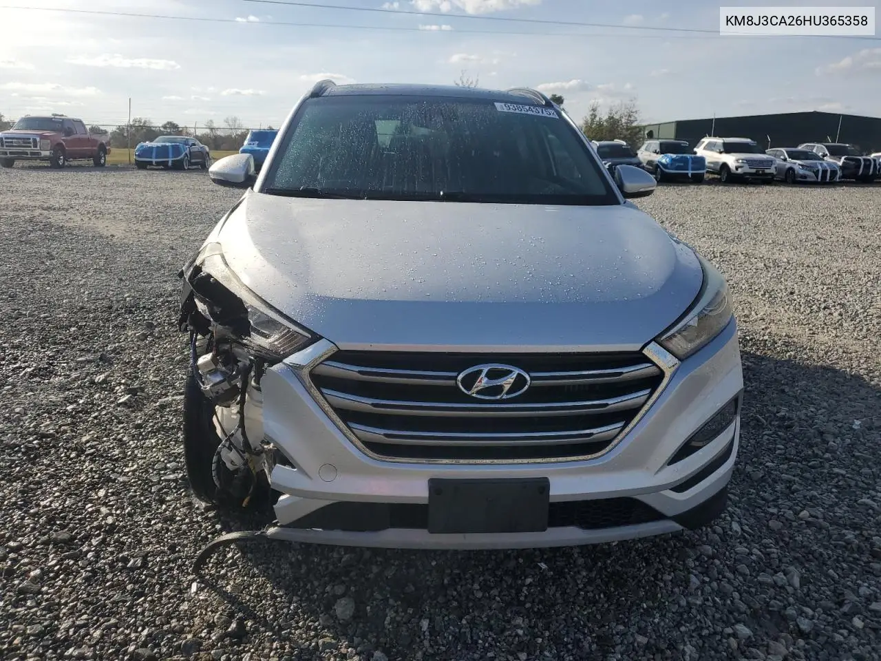 KM8J3CA26HU365358 2017 Hyundai Tucson Limited