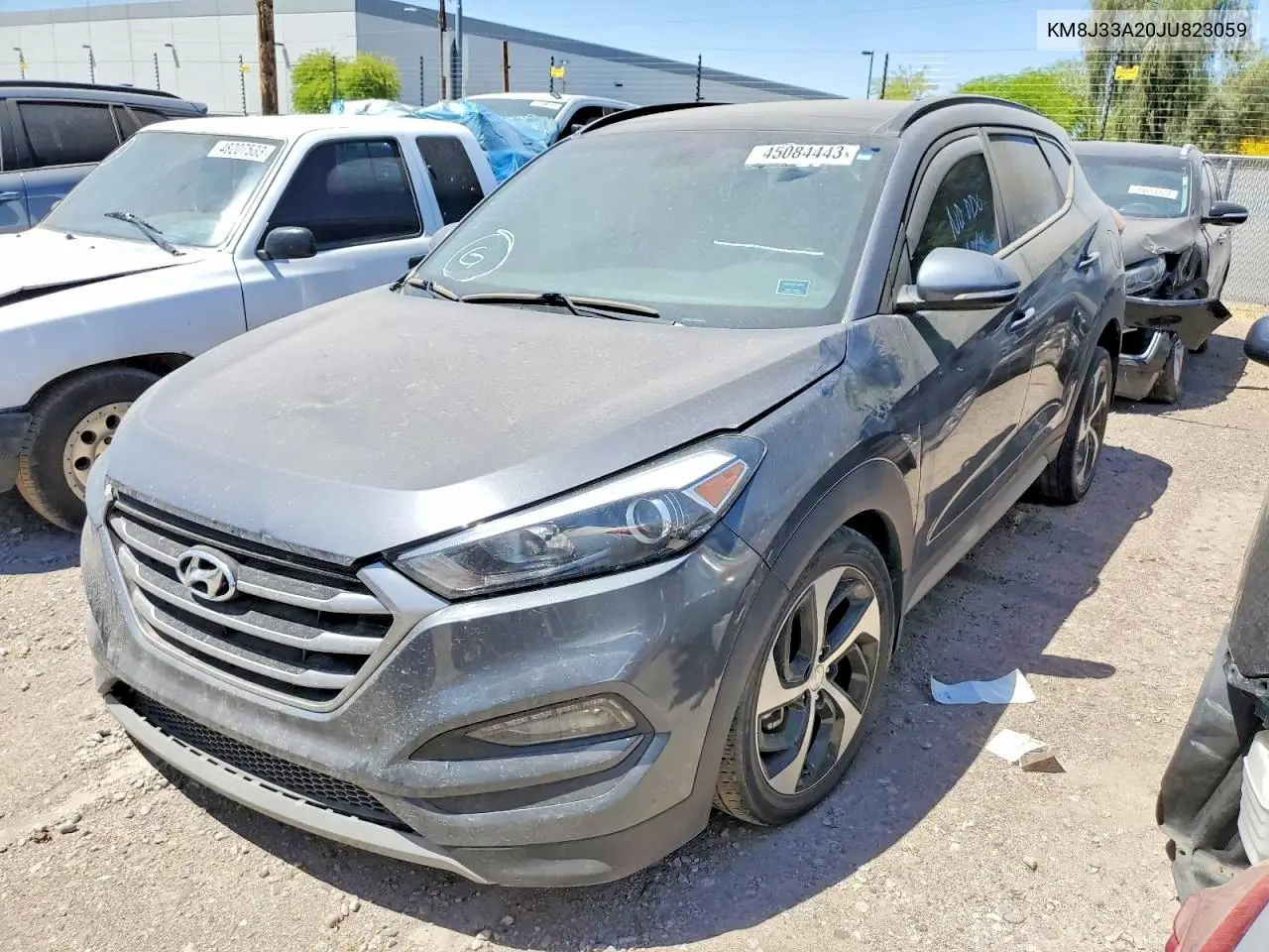 2018 Hyundai Tucson Value VIN: KM8J33A20JU823059 Lot: 58120306