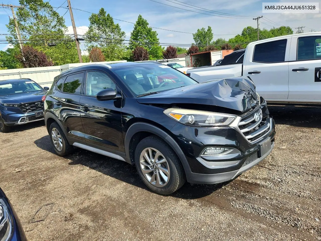 2018 Hyundai Tucson Sel VIN: KM8J3CA44JU651328 Lot: 58742156