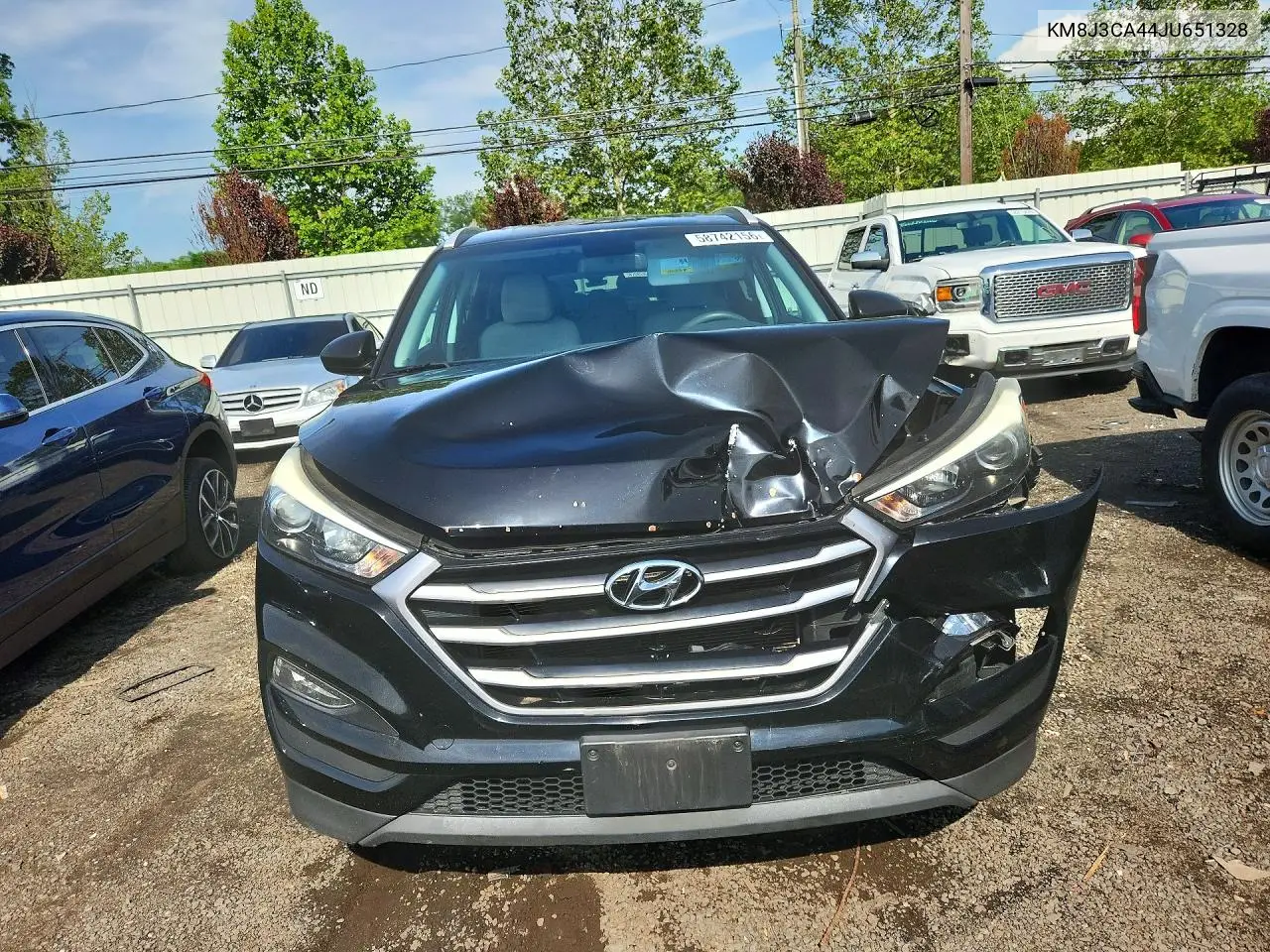 2018 Hyundai Tucson Sel VIN: KM8J3CA44JU651328 Lot: 58742156
