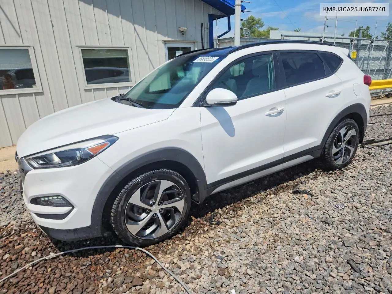 2018 Hyundai Tucson Value VIN: KM8J3CA25JU687740 Lot: 58898506