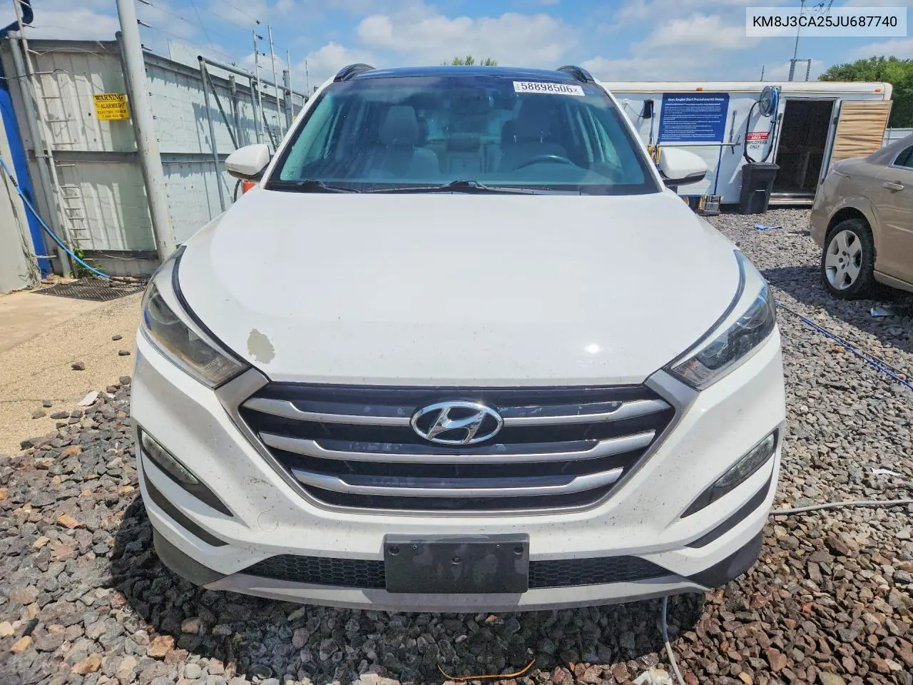 2018 Hyundai Tucson Value VIN: KM8J3CA25JU687740 Lot: 58898506
