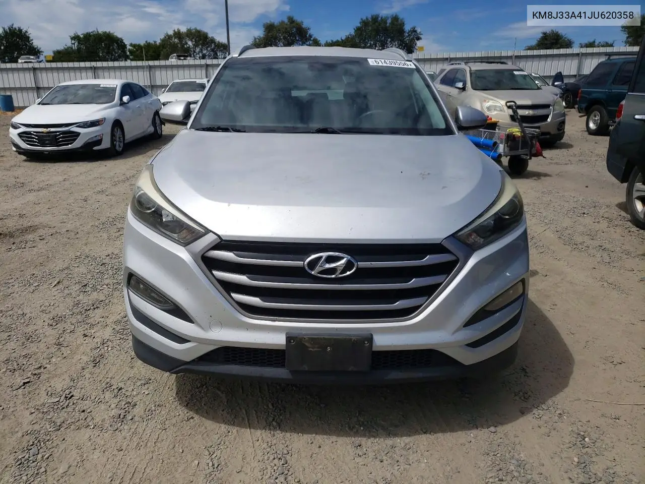 2018 Hyundai Tucson Sel VIN: KM8J33A41JU620358 Lot: 61439556