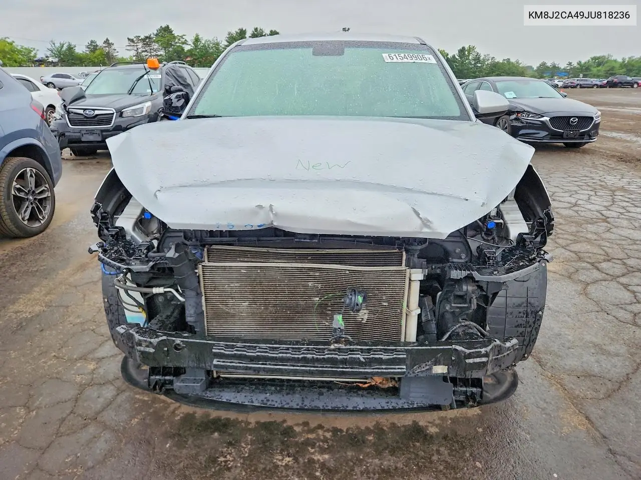2018 Hyundai Tucson Se VIN: KM8J2CA49JU818236 Lot: 61549906
