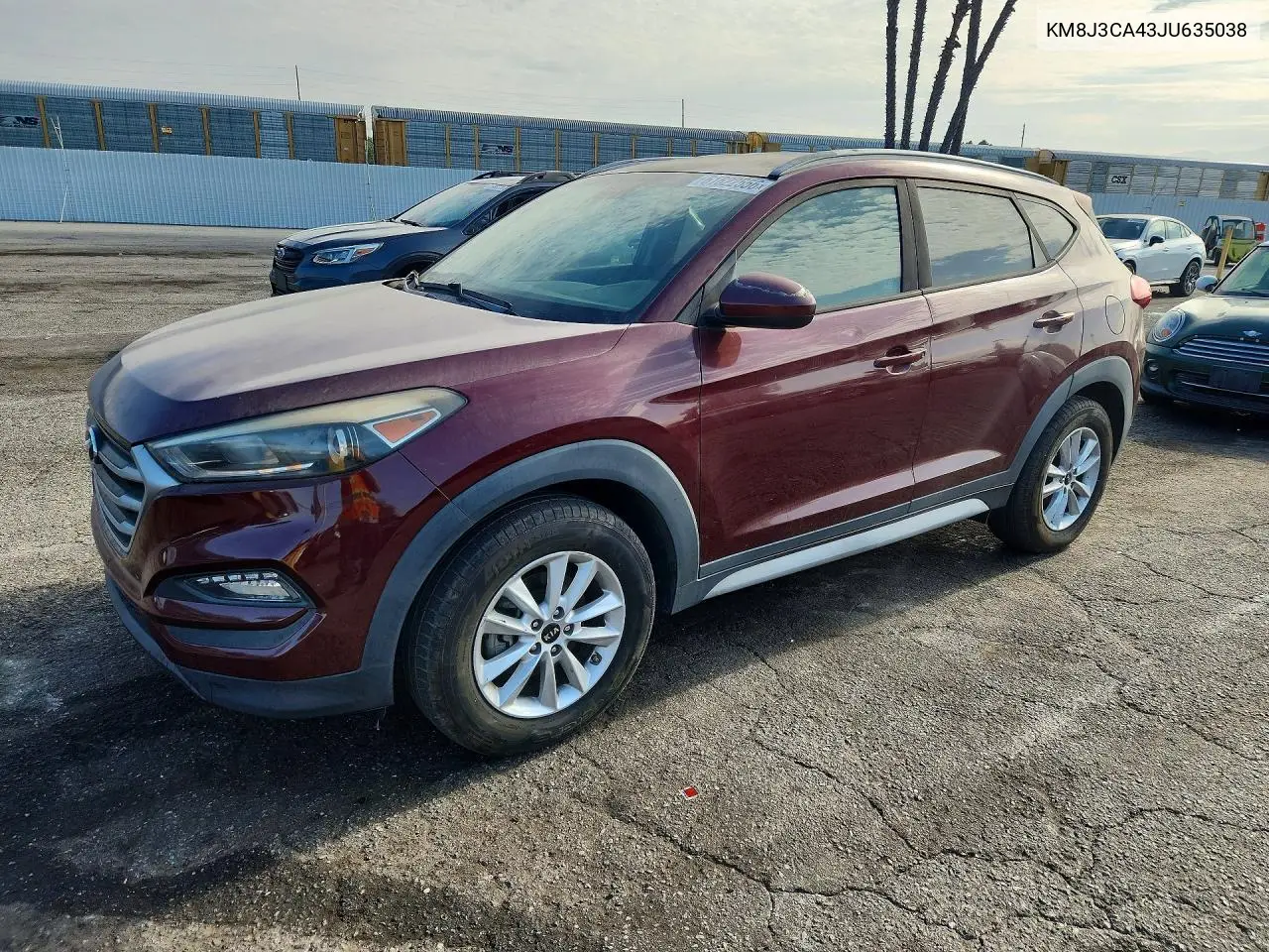 2018 Hyundai Tucson Sel VIN: KM8J3CA43JU635038 Lot: 61622556