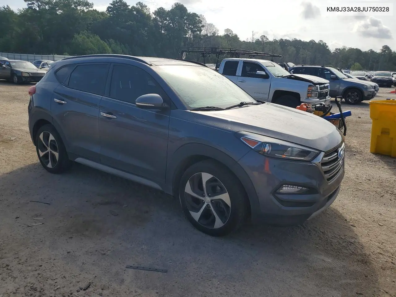 2018 Hyundai Tucson Limited VIN: KM8J33A28JU750328 Lot: 61681326