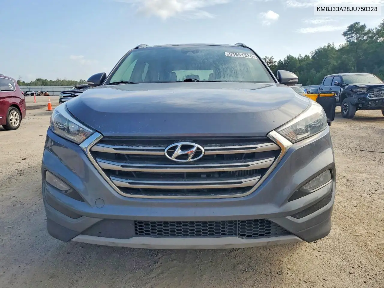2018 Hyundai Tucson Limited VIN: KM8J33A28JU750328 Lot: 61681326