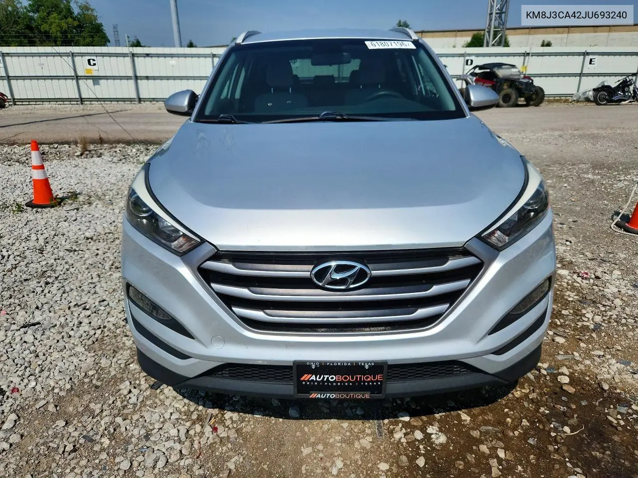 2018 Hyundai Tucson Sel VIN: KM8J3CA42JU693240 Lot: 61807196