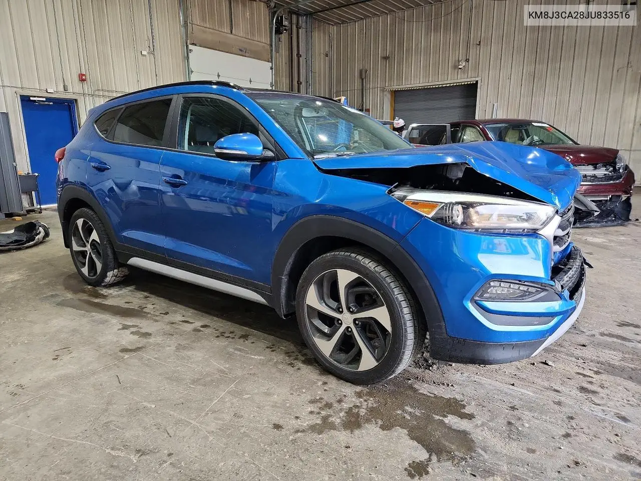 2018 Hyundai Tucson Value VIN: KM8J3CA28JU833516 Lot: 61810106