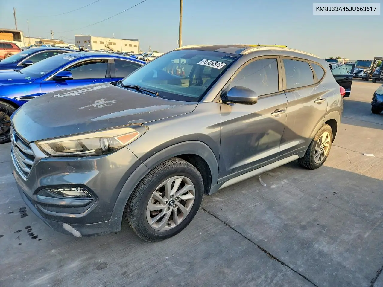 2018 Hyundai Tucson Sel VIN: KM8J33A45JU663617 Lot: 62026536