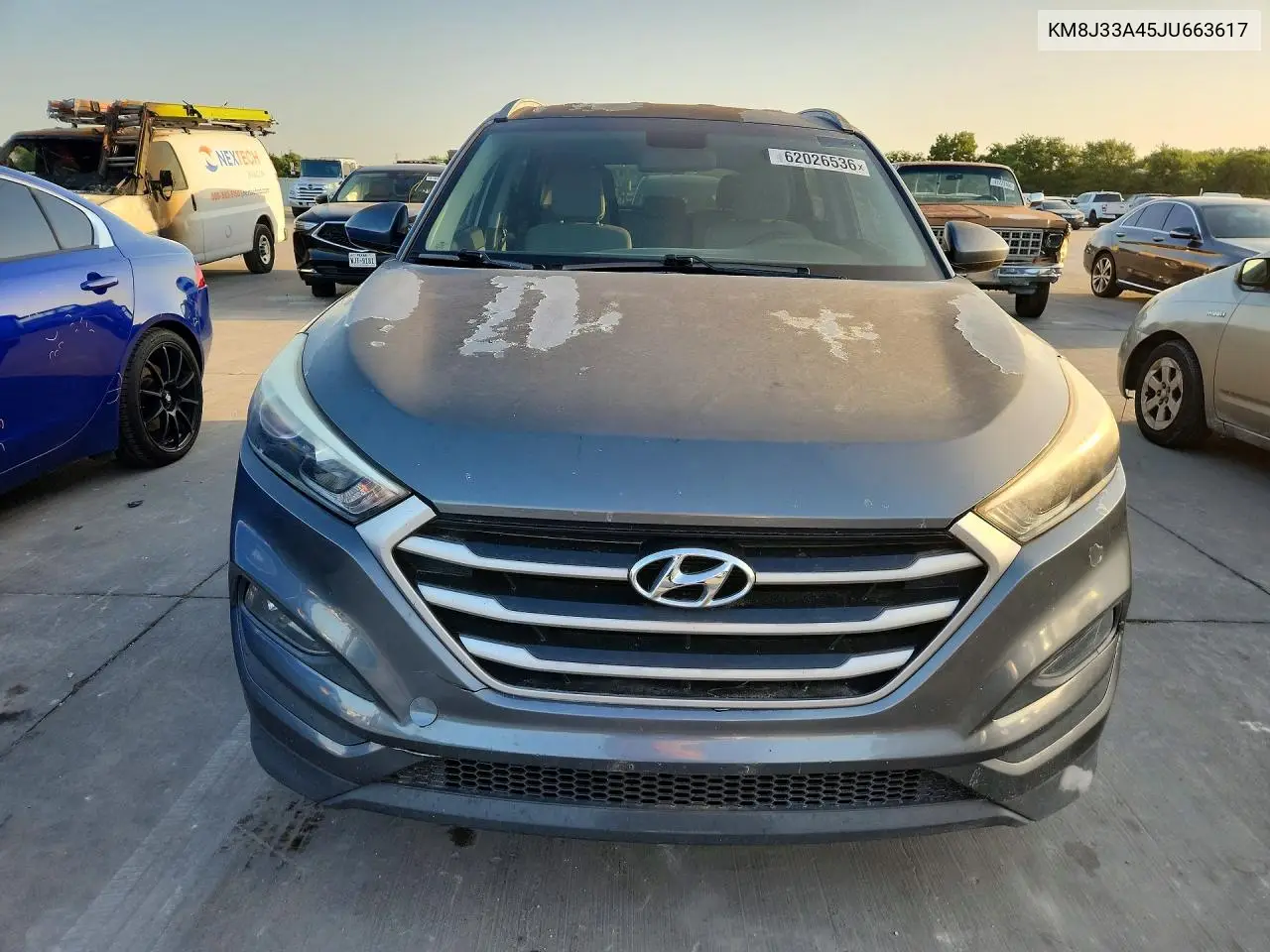 2018 Hyundai Tucson Sel VIN: KM8J33A45JU663617 Lot: 62026536