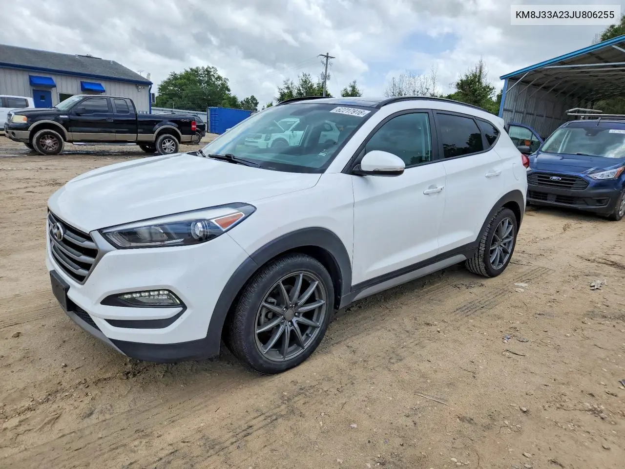 2018 Hyundai Tucson Value VIN: KM8J33A23JU806255 Lot: 62217916