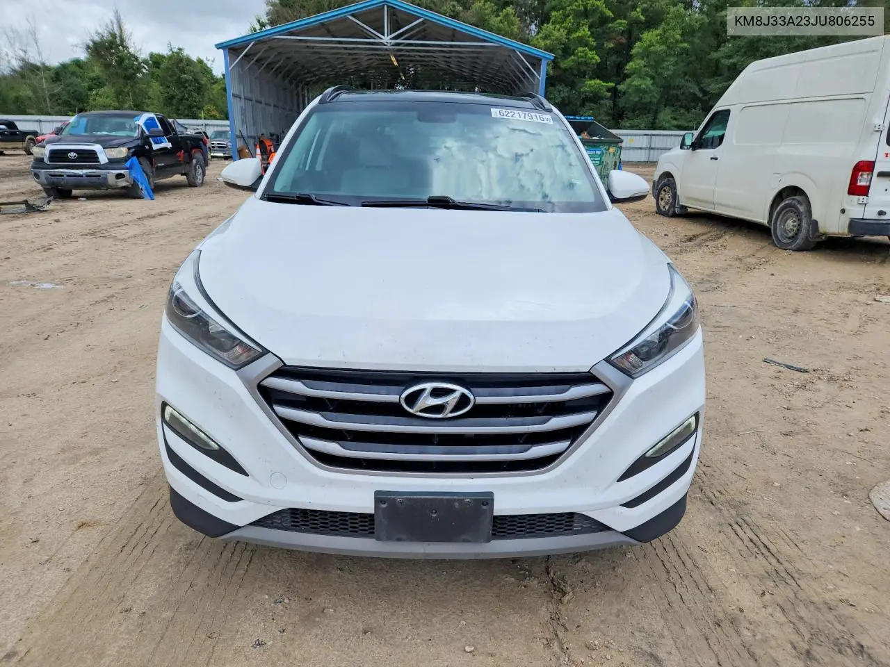 2018 Hyundai Tucson Value VIN: KM8J33A23JU806255 Lot: 62217916