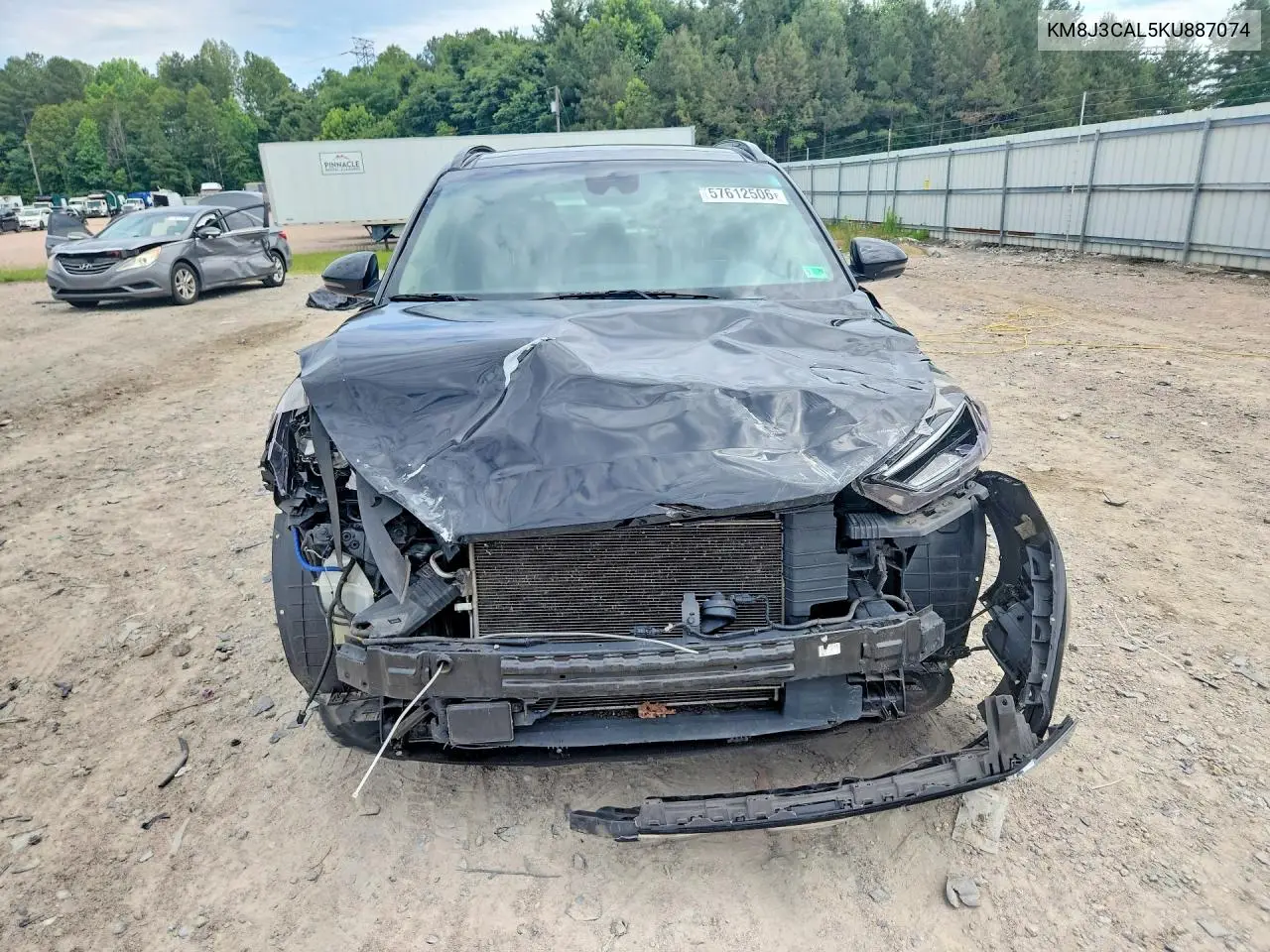 2019 Hyundai Tucson Ultimate VIN: KM8J3CAL5KU887074 Lot: 57612506