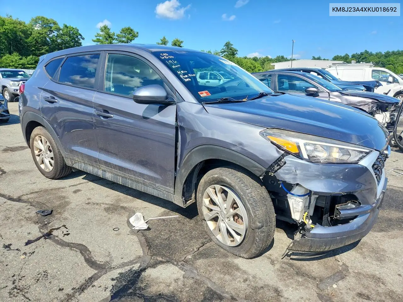 2019 Hyundai Tucson Se VIN: KM8J23A4XKU018692 Lot: 59123646